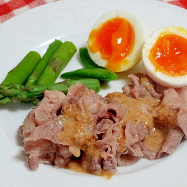 うちのおかず「牛しゃぶ皿」